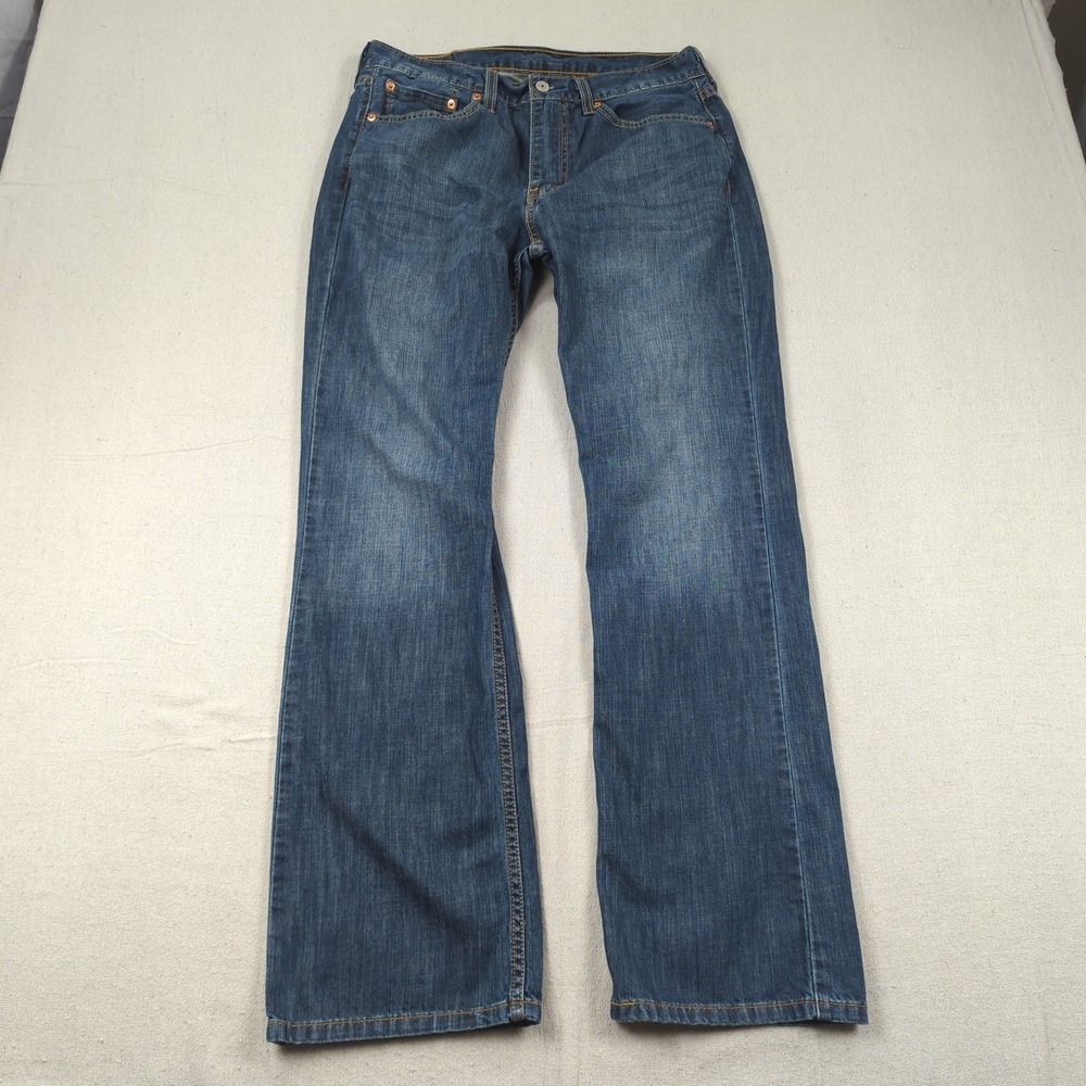 Levis Jeans Mens 32x32 Blue 527 Boot Cut Western Cowboy American